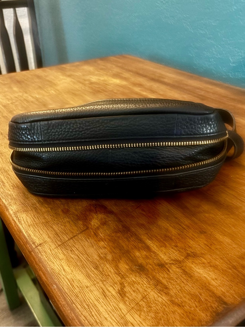 Fossil Brown Leopard-Print and Black Leather Crossbody Bag - Picture 3 of 4